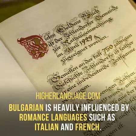 is bulgarian language similar to italian